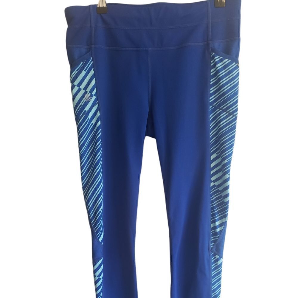 ‎Athleta Blue Sting Be Free Yoga Legging Pants